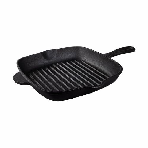 Tramontina Pre-Seasoned Cast Iron Square Griddle Pan 270mm 2.2Ltr - 1
