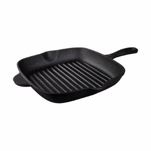 Tramontina Pre-Seasoned Cast Iron Square Griddle Pan 270mm 2.2Ltr - 1