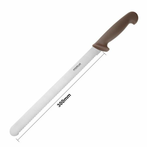 Hygiplas Slicer Serrated Brown 30.5cm - 5