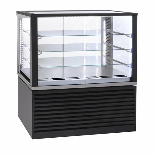 Roller Grill Panoramic Refrigerated Display Cabinet FSC1200 Black - 3