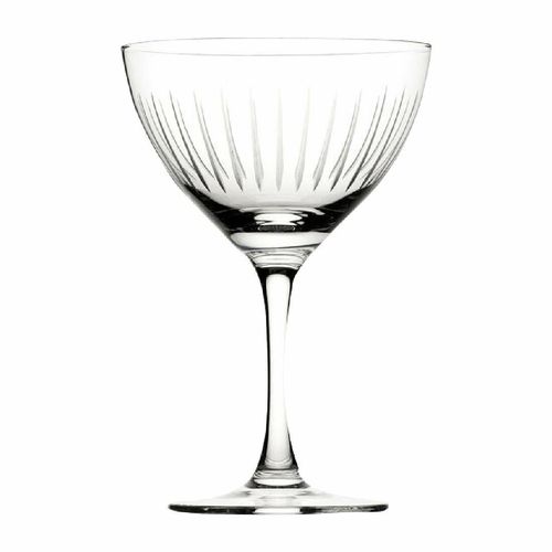 Utopia Raffles Lines Martini Glasses 190ml (Pack of 6) - CZ051 - 1