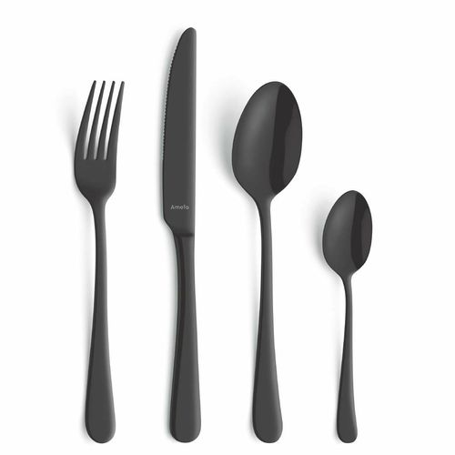Amefa Dessert Spoon Black (Pack of 12) - DX636 - 2