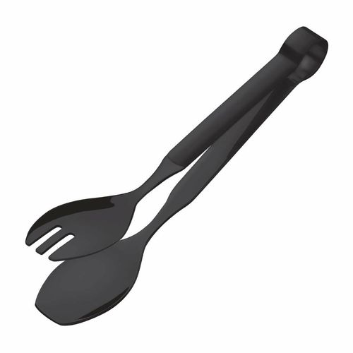 Amefa Buffet Small Serving Tongs Black (Pack of 12) - DX678 - 1