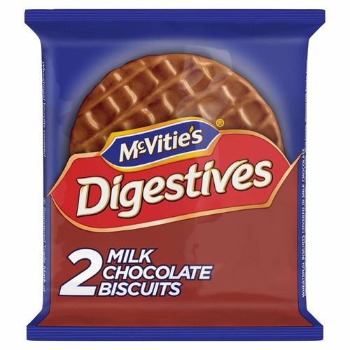 McVitie's Milk Chocolate Digestives Twin Biscuit Packs (Pack of 24 x 2 Biscuits) - CZ289 - 1