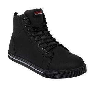 Slipbuster Recycled Microfibre Safety Hi Top Boots Matte Black 40 - BA061-40 - 1