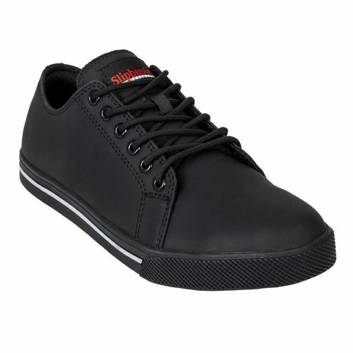 Slipbuster Recycled Microfibre Safety Trainers Matte Black 43 - BA060-43 - 1