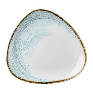 Churchill Homespun Accents Aquamarine Triangle Plate 265mm (Pack of 12) - DX097 - 1
