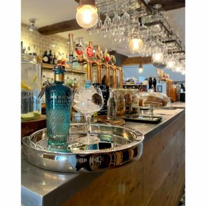 Beaumont Mirrored Double Walled Waiters Tray 355mm - CZ674 - 3