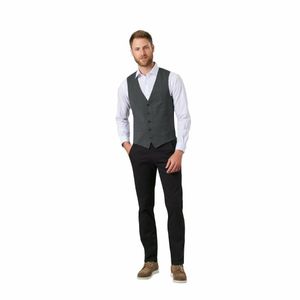 Brook Taverner Mens Miami Slim Fit Chinos Black 40 - BA081-40 - 1
