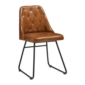 Harland Side Chair Leather Bruciato (Pack of 2) - HS732 - 1
