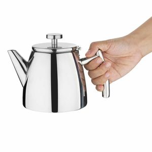 Olympia Conical Insulated Stainless Steel Teapot with Filter 600ml - DP601 - 3