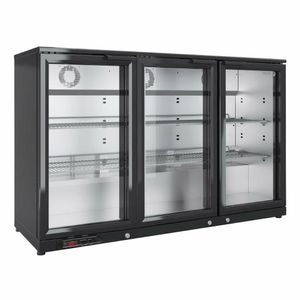 Fagor EERM Series Back Bar Cooler 3 Door Black EERM-3 - FU035 - 1