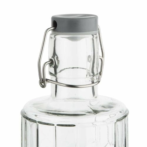Olympia Geo Glass Water Bottle with Stopper 1Ltr (Pack of 6) - DN816 - 3
