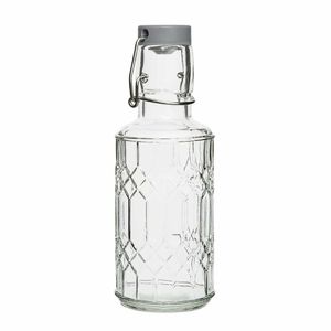 Olympia Geo Glass Water Bottle with Stopper 380ml (Pack of 6) - DN818 - 1
