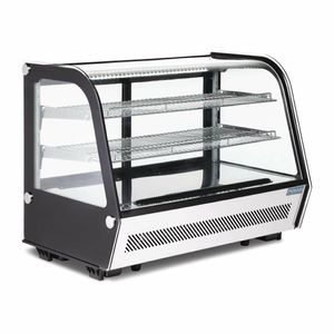 Polar G-Series Energy Efficient Countertop Food Display Fridge Black 160Ltr - GP291 - 1