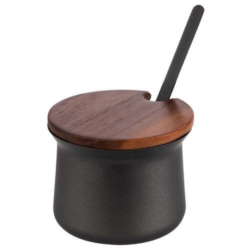 APS Acacia Wood And Stainless Steel Milk and Sugar Set - HS900 - 5