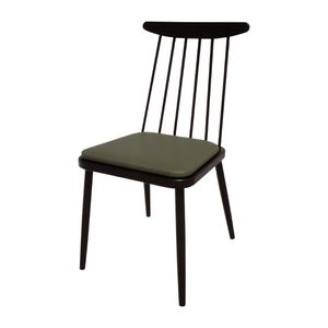 Bolero Bespoke Frank Side Chair Olive/Charcoal - HS459 - 1