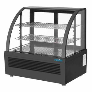 Polar C-Series Countertop Display Fridge Black 100Ltr - CU636 - 3
