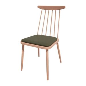 Bolero Bespoke Frank Side Chair Olive/Beech - HS455 - 1