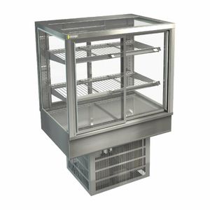 Cossiga Tower STG Refrigerated Drop-in Display w/Sliding Front & Rear Doors 900mm - HT570 - 1