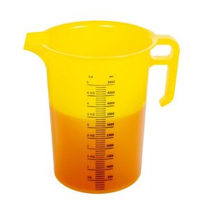 Pro-Measures Polypropylene Measuring Jug Yellow 5Ltr - HP871 - 3