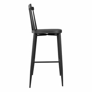 Bolero Windsor Aluminium Black High Stools (Pack of 2) - DX688 - 3