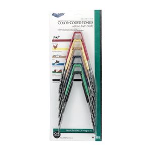 Vollrath Multi-coloured Utility Tongs Set 16 - HU086 - 1