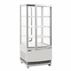 Polar C-Series Energy Efficient Curved Door Display Fridge White 86Ltr - CX576 - 1