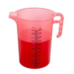 Pro-Measures Polypropylene Measuring Jug Red 5Ltr - HP862 - 3