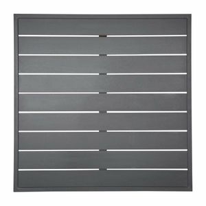Bolero Aluminium Square Table Top Dark Grey 700mm - FW597 - 1