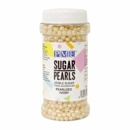 PME Sugar Pearls 100g - Pearlised Ivory - HU218 - 1