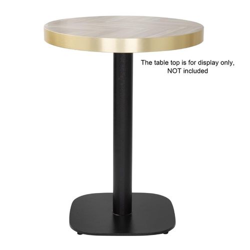 Bolero Black Cast Iron Table Base 720x420mm - FU546 - 3