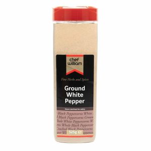 Chef William Ground White Pepper 525g - KA004 - 1