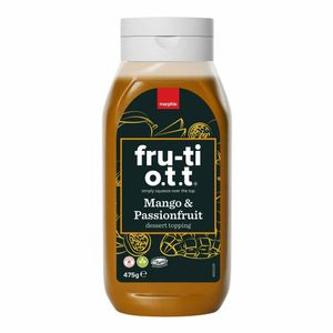 Macphie Fru-ti O.T.T Mango & Passionfruit Dessert Topping 475g - KA112 - 1