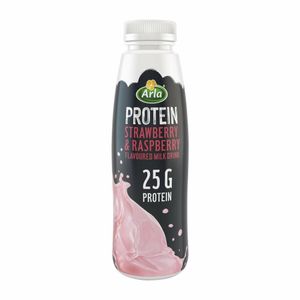 Arla Protein Strawberry & Raspberry Milk Drink 482ml (Pack of 8) - KA197 - 1