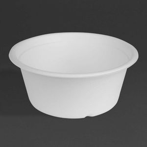 Fiesta Compostable Bagasse Bowl Base 400ml (Pack of 50) - HW021 - 1