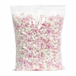 Sephra Pink and White Halal Mini Marshmallows 1kg - HU135 - 1