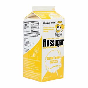 Flossugar Sour Lemon Ready to Use Cotton Candy Mix 1.47kg - HS997 - 3