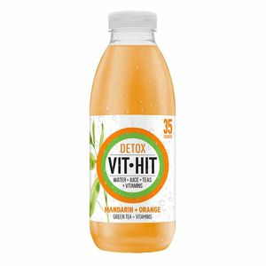 VITHIT Mandarin Detox Vitamin Water 500ml (Pack of 12) - HS824 - 1