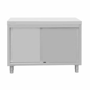 Vogue Standing Floor Cupboard Stainless Steel 900x1200x600mm - FU585 - 3