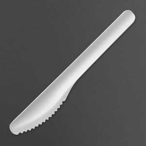 Fiesta Compostable Paper Knives 165mm (Pack of 100) - HT484 - 1