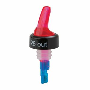 Beaumont Red Quick Shot 3-Ball Pourer 25ml (Pack of 12) - CZ307 - 1