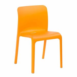 Origin POP Chair Deep Orange 480x500x790mm (2 Pack) - HX763 - 1