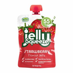 JellySqueeze Strawberry Flavour Jelly 95g (16 Pack) - HW352 - 1