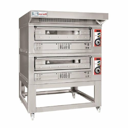 Zanolli Citizen 6+6F Single Deck Pizza Oven, Stand and Hood Three Phase - HZ006-3PH - 1