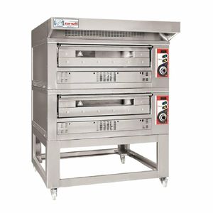 Zanolli EP70 4/MC Double Deck Electric Pizza Oven with Hood Single Phase - HZ017-1PH - 1