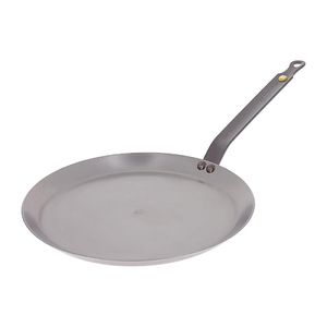 De Buyer Mineral B Steel Round Pancake Pan 30cm - HZ610 - 3