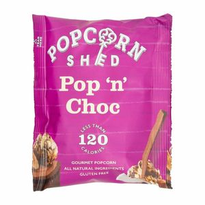Popcorn Shed Pop N Choc Popcorn Snack Pack 24g (Pack of 16) - KA533 - 1