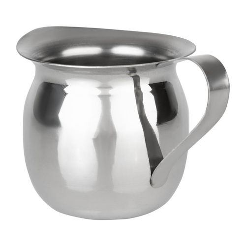 Olympia Mini Milk Jug Stainless Steel Plain 120ml (Pack of 6) - HY118 - 4