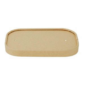 Fiesta Recyclable Paper Lids for Rectangular Containers (Pack of 300) - HW624 - 3